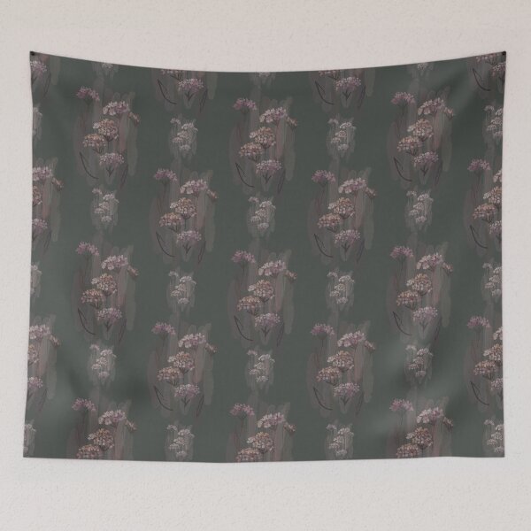 Item preview,  Watercolor floral vintage pattern on a dark background, flowers, bouquets. designed and sold by UVI-CA.