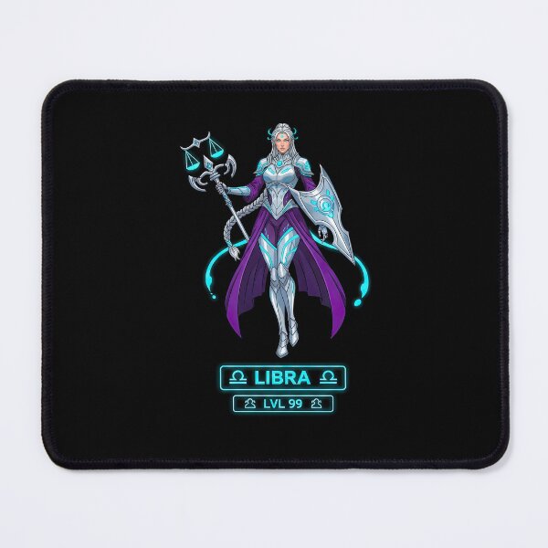 Item preview, Libra Zodiac as Female Video Game Character - Justice Knight designed and sold by A Mediterranean Crab.
