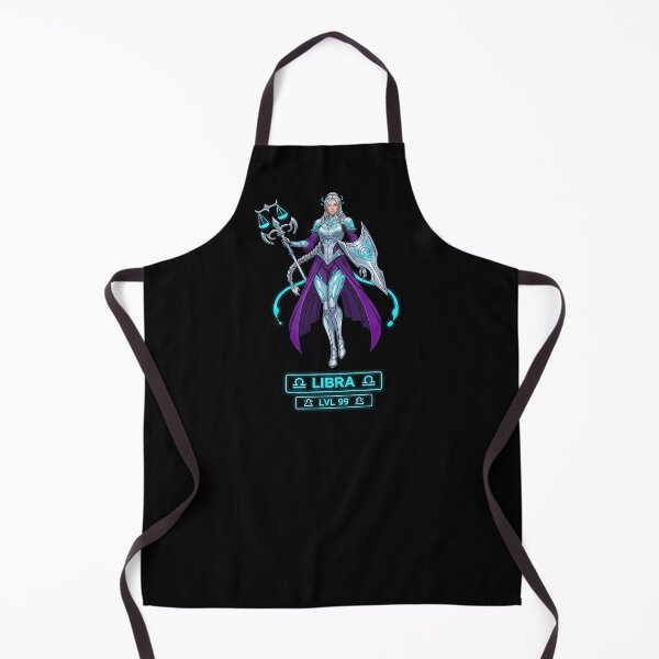 Item preview, Libra Zodiac as Female Video Game Character - Justice Knight designed and sold by A Mediterranean Crab.