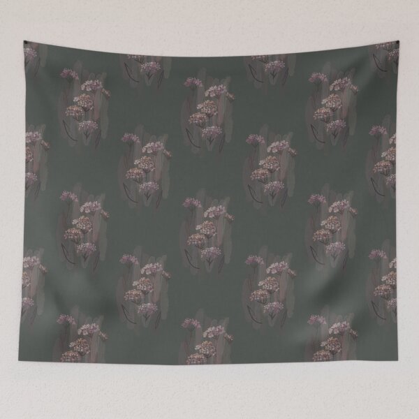 Item preview,  Watercolor floral vintage pattern on a dark background, flowers, bouquets. designed and sold by UVI-CA.