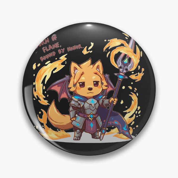 Item preview, Born of Flame Dog Knight | Fantasy Warrior Puppy Art | Cute Hero Design for Gamers & Adventurers designed and sold by RungsitDesign.