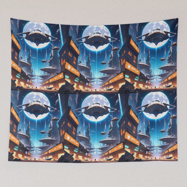 Item preview, NightMoon Animals Cosmic Battles Natural Harmony Journey Environments designed and sold by ART ATTACK ZONE.