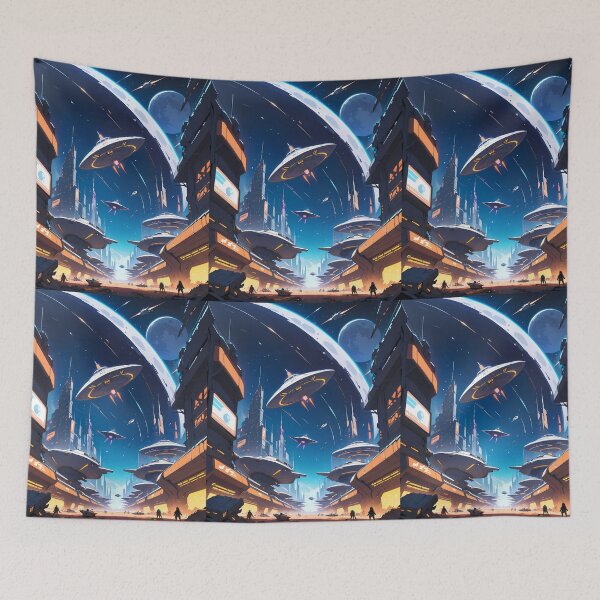 Item preview, Anime Animals Cosmic Battles Natural Harmony Journey Environments designed and sold by ART ATTACK ZONE.