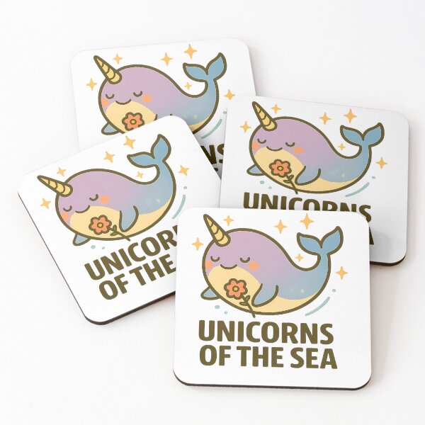 Item preview, Magical Narwhal – Unicorns of the Sea – Whimsical Narwhal Art – Fantasy Ocean Theme designed and sold by Sjshaggy.