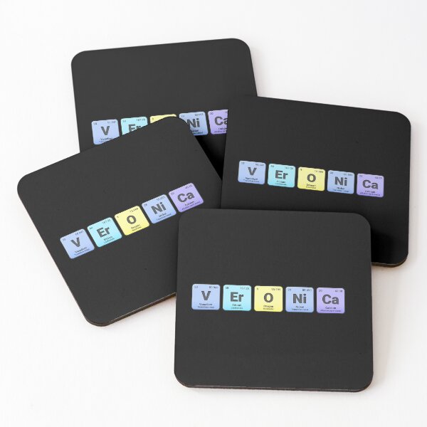 Item preview, Veronica, Custom Name Made from Periodic Table Elements, Personalized Chemistry Design, Science Gift for Nerds & Students designed and sold by chipmuckdesignn.