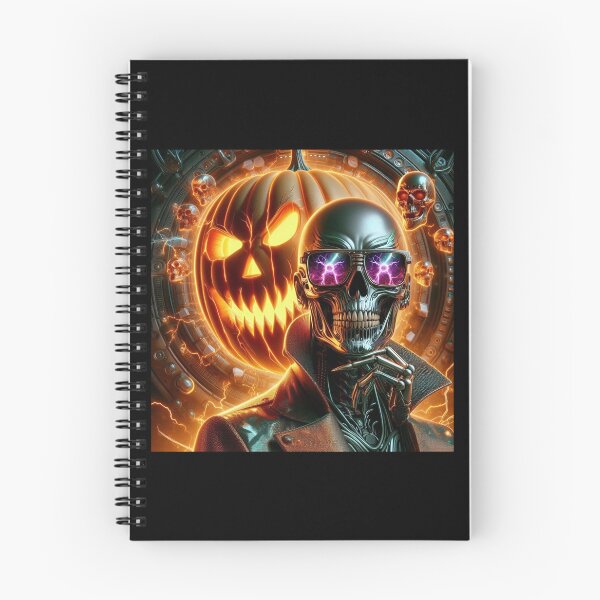 Item preview, Cyberpunk Skeleton Glamour Pumpkin Portal designed and sold by Voodoo Store Paranormal Collections.
