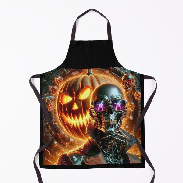 Item preview, Cyberpunk Skeleton Glamour Pumpkin Portal designed and sold by Voodoo Store Paranormal Collections.