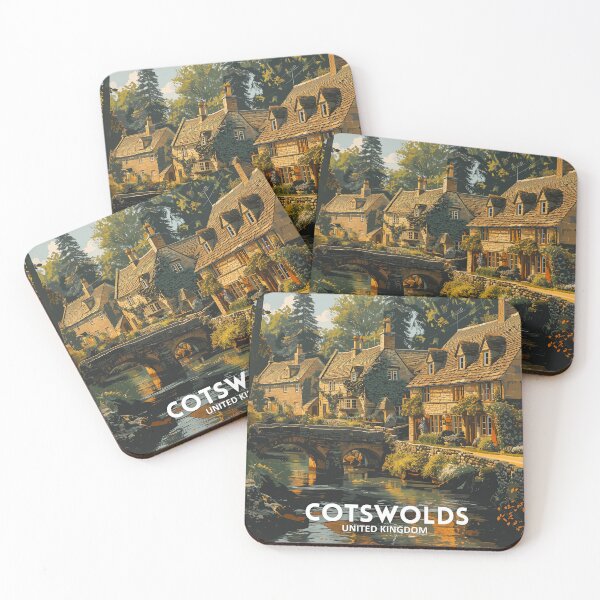 Item preview, Cotswolds United Kingdom - Travel art designed and sold by Marciolini.