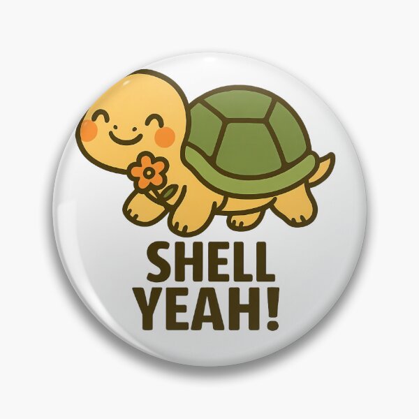 Item preview, Adorable Turtle – Shell Yeah! – Positive Turtle Art – Fun Animal Design designed and sold by Sjshaggy.