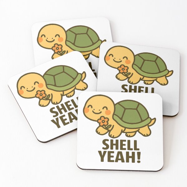 Item preview, Adorable Turtle – Shell Yeah! – Positive Turtle Art – Fun Animal Design designed and sold by Sjshaggy.