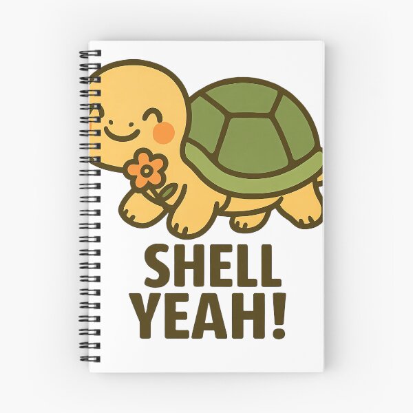 Item preview, Adorable Turtle – Shell Yeah! – Positive Turtle Art – Fun Animal Design designed and sold by Sjshaggy.