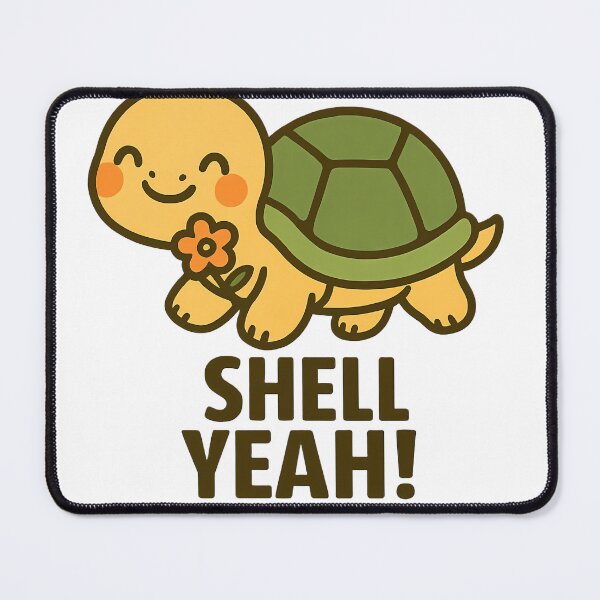 Item preview, Adorable Turtle – Shell Yeah! – Positive Turtle Art – Fun Animal Design designed and sold by Sjshaggy.