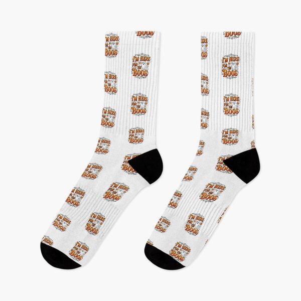 Item preview, I’m Here for the Boos – Funny Halloween Drinking Design designed and sold by Bold Doodles.