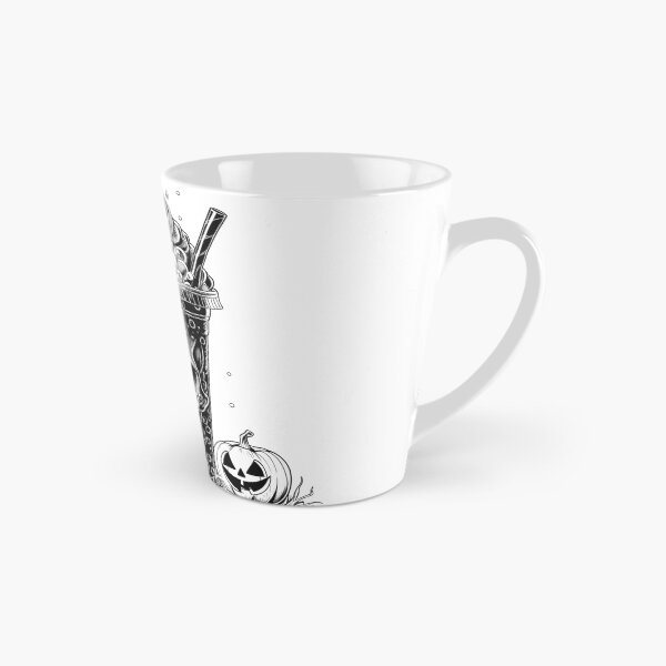 Item preview, Spooky Coffee Skull – Halloween Gothic Art designed and sold by LaurannaDesign.