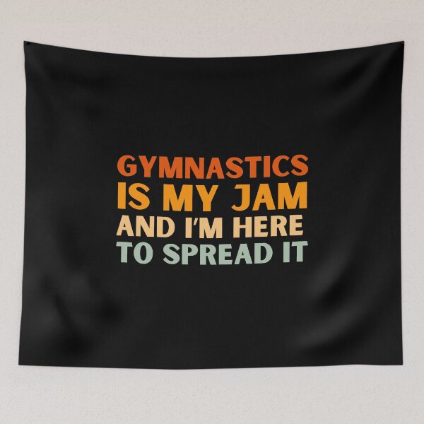 Item preview, Gymnastics Is My Jam Funny Colorful Gymnast designed and sold by StrideSuccess.