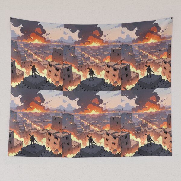 Item preview, Sniper Fight Cosmic Battles Natural Harmony Journey Environments designed and sold by ART ATTACK ZONE.