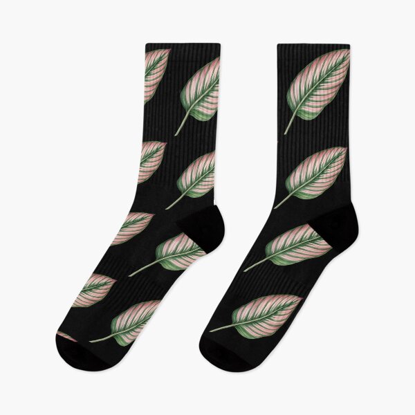 Item preview, Calathea Ornata Pink Stripe Leaf Botanical  designed and sold by VividOrganica.