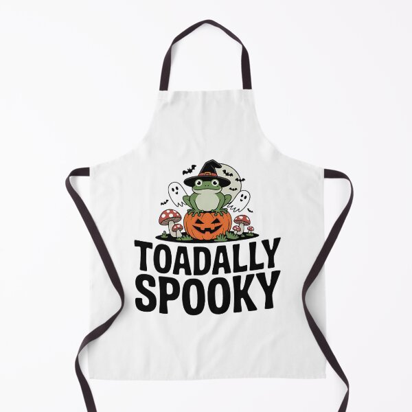 Item preview, Toadally Spooky Funny Halloween Frog On Pumpkin with Bats designed and sold by BakeryDozen.