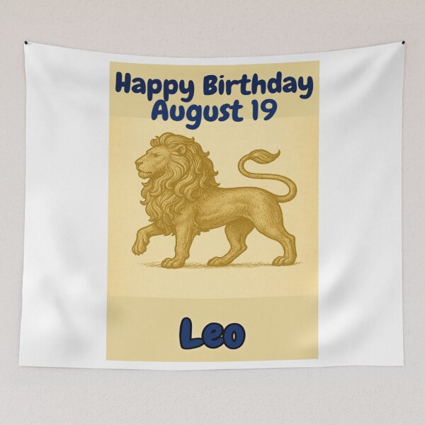 Item preview, Birthday Zodiac Sign – August 19 designed and sold by ariksworld.