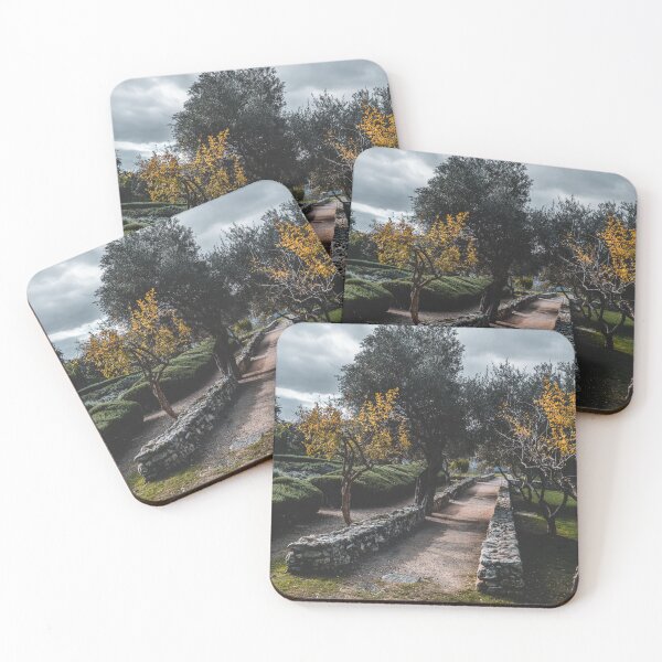 Item preview, Stony Path Through the Gloomy Autumn Garden designed and sold by freddyphicks.