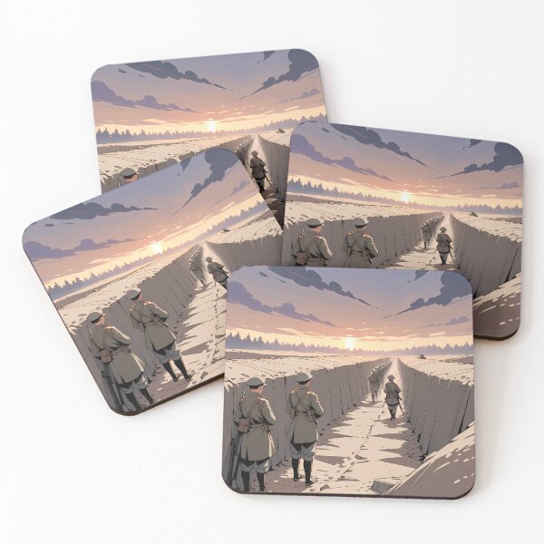 Item preview, Landscape Soldiers Cosmic Battles Natural Harmony Journey Environments designed and sold by ART ATTACK ZONE.
