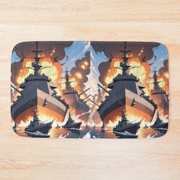 Item preview, Battleships Explosion Cosmic Battles Natural Harmony Journey Environments designed and sold by ART ATTACK ZONE.