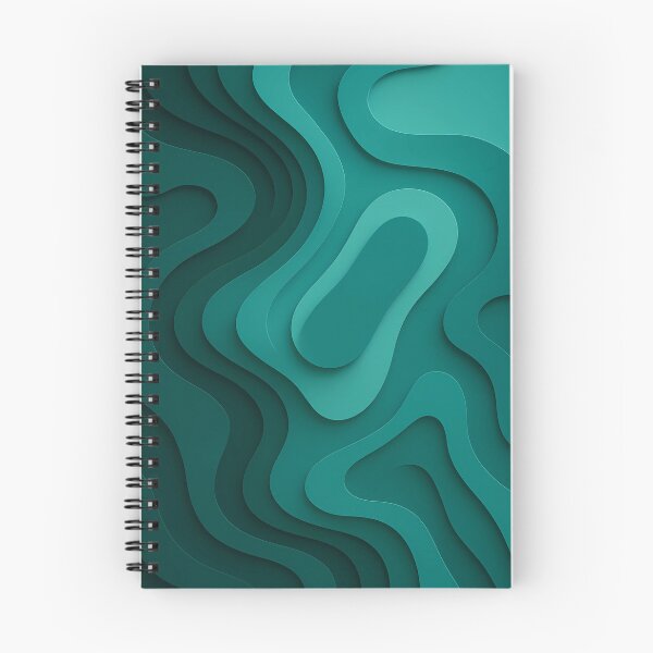Item preview, Diseño Abstracto en Verde y Azul Petróleo designed and sold by MajesticArtPL.