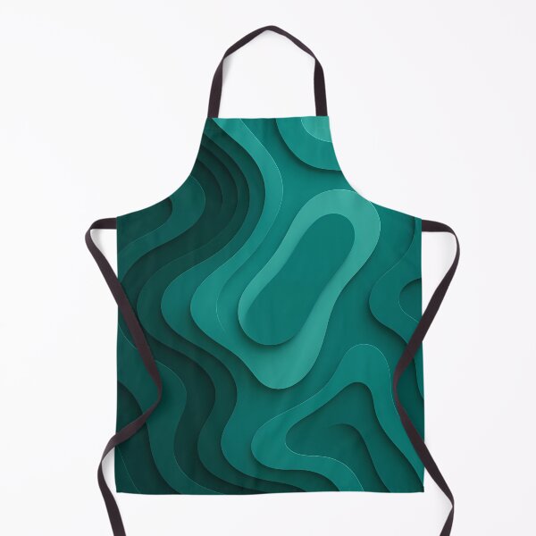 Artikelvorschau, Abstraktes Schichtdesign in Grün und Teal entworfen und verkauft von MajesticArtPL.