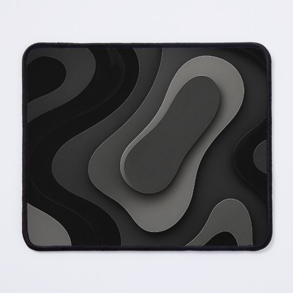 Item preview, Monochrome Flow — Abstract Layers designed and sold by MajesticArtPL.