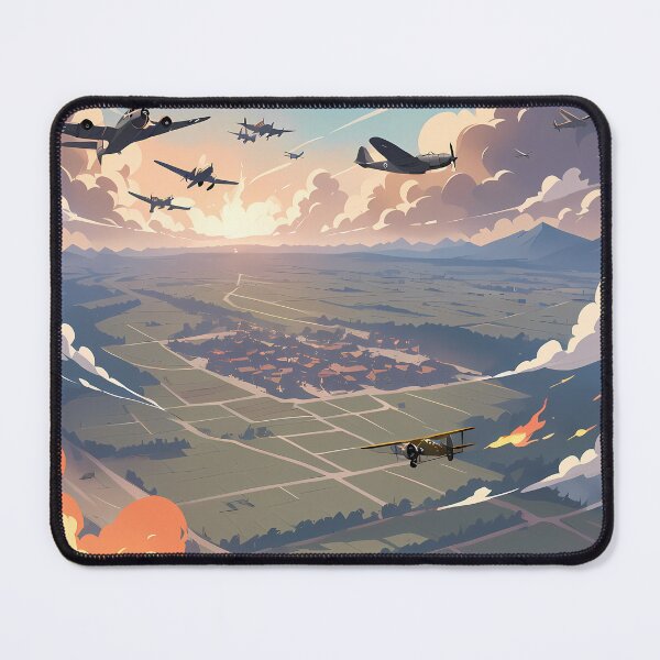 Item preview, Airplanes Fight Cosmic Battles Natural Harmony Journey Environments designed and sold by ART ATTACK ZONE.