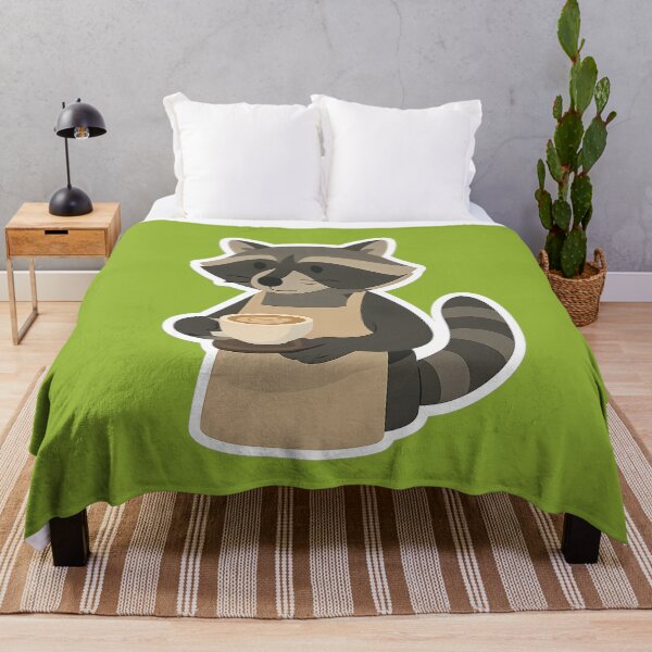 Item preview, Raccoon Barista designed and sold by Orca Chuckle Studios.
