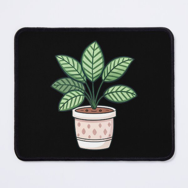 Item preview, Cute Calathea Plant in Pot Aesthetic designed and sold by VividOrganica.