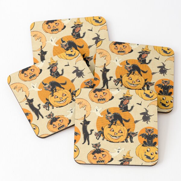 Item preview,  Retro Halloween Black Cats C designed and sold by BessoChicca.