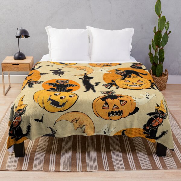 Item preview, Retro Halloween Black Cats C designed and sold by BessoChicca.