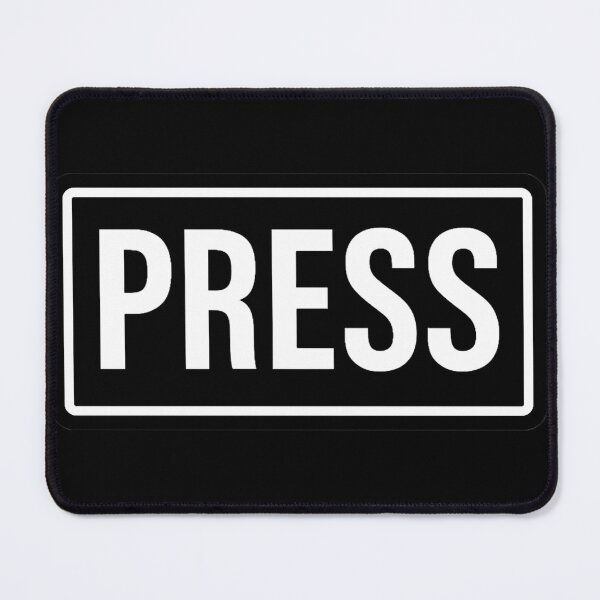 Item preview, PRESS Logo – Transparent High-Resolution Design for Reporters & Filmmakers designed and sold by getpressedshirt.