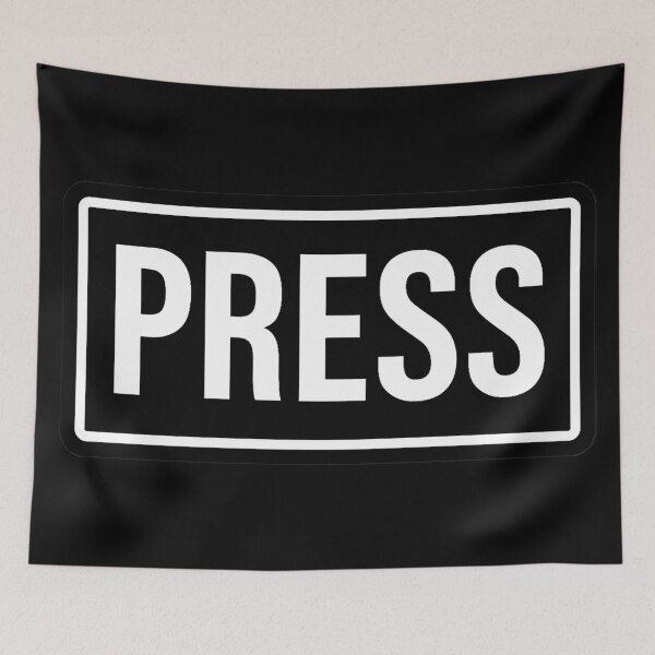 Item preview, PRESS Logo – Transparent High-Resolution Design for Reporters & Filmmakers designed and sold by getpressedshirt.