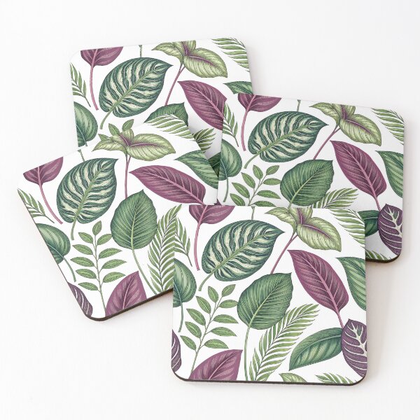 Item preview, Tropical Calathea Leaf Pattern  designed and sold by VividOrganica.