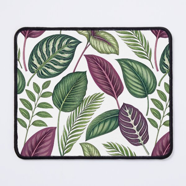 Item preview, Tropical Calathea Leaf Pattern designed and sold by VividOrganica.