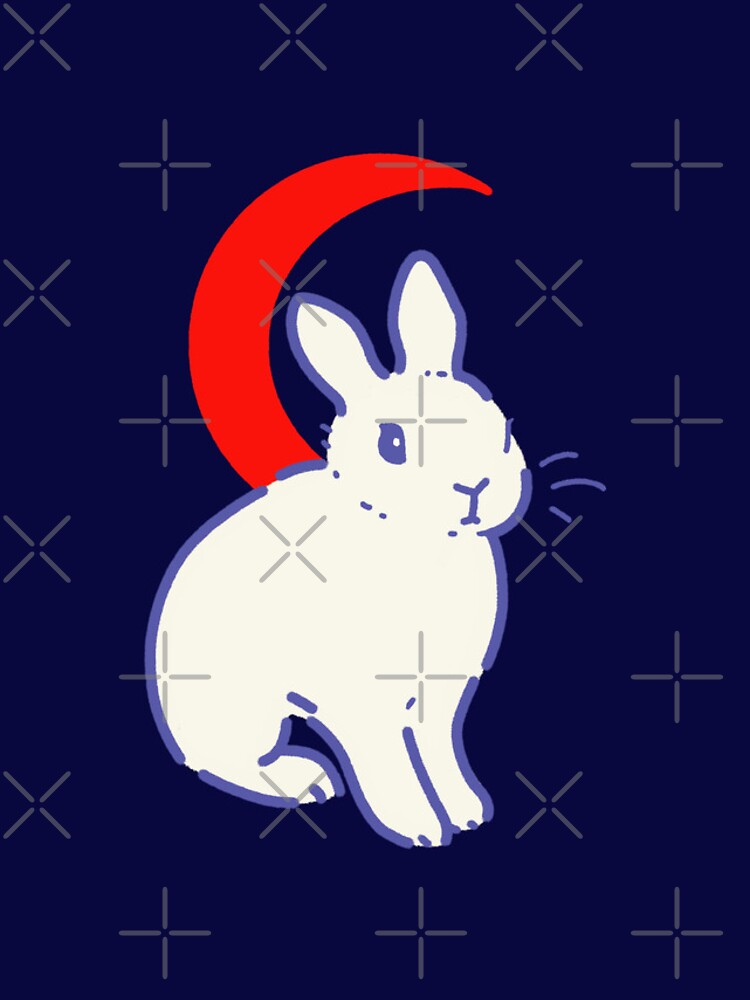 Thumbnail 4 of 4, iPhone Case, Moon Rabbit designed and sold by Nabibibi.