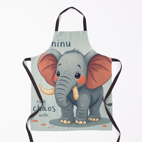 Item preview, Binu the Elephant – cute chaos with tusks designed and sold by SSMC DREAM DESIGN.