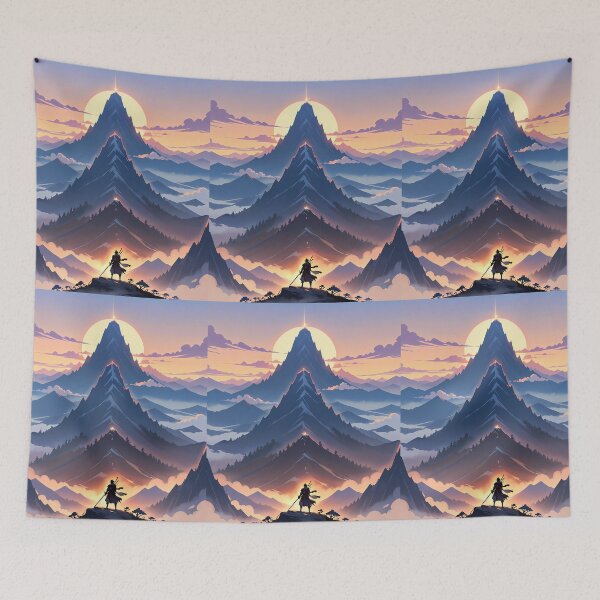 Item preview, Samurai Fight Cosmic Battles Natural Harmony Journey Environments designed and sold by ART ATTACK ZONE.