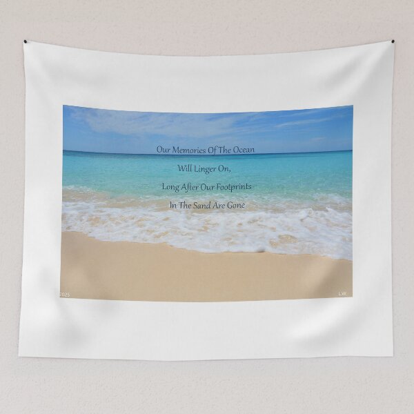 Item preview, Our Memories Of The Ocean Will Linger On designed and sold by LisaWootenPhoto.