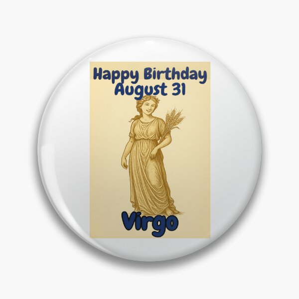 Item preview, Birthday Zodiac Sign – August 31 designed and sold by ariksworld.