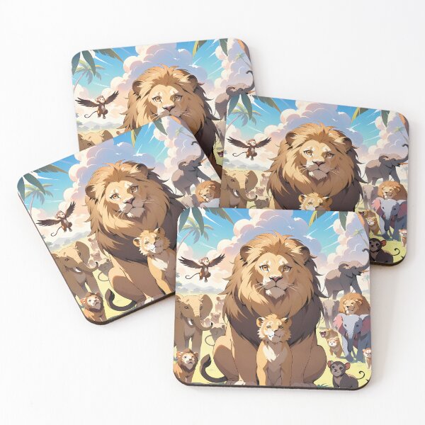 Item preview, Jungle Animals Cosmic Battles Natural Harmony Journey Environments designed and sold by ART ATTACK ZONE.