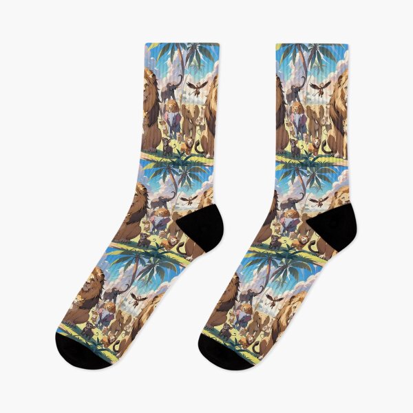 Item preview, Jungle Animals Cosmic Battles Natural Harmony Journey Environments designed and sold by ART ATTACK ZONE.