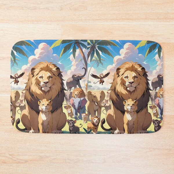 Item preview, Jungle Animals Cosmic Battles Natural Harmony Journey Environments designed and sold by ART ATTACK ZONE.