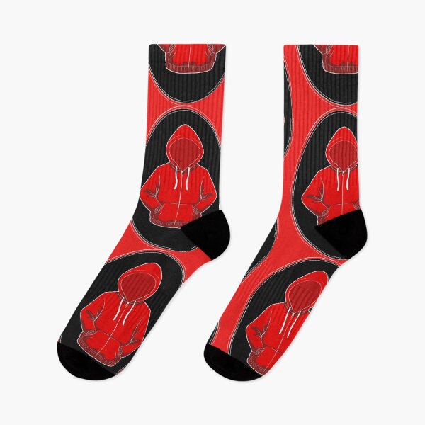 Item preview, Red Hoodie Minimalist Silhouette designed and sold by Martista1993.