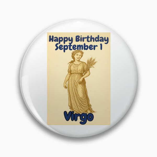 Item preview, Birthday Zodiac Sign – September 1 designed and sold by ariksworld.