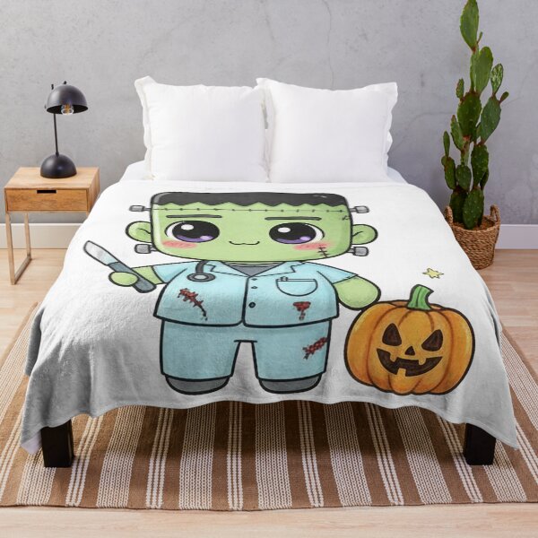 Item preview, Frankenstein Kid – Green Cutie designed and sold by LaiThaiPatterns.