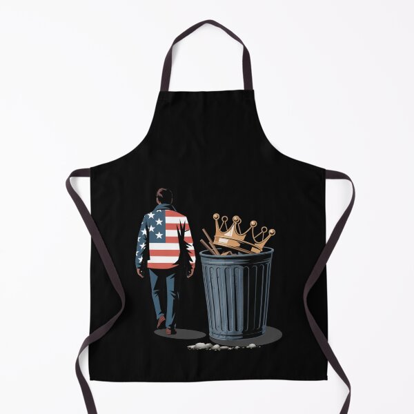 Item preview, No Tyrants No Kings Since 1776 – American Patriot Art with USA Flag and Crown Symbol designed and sold by Ania_BM.